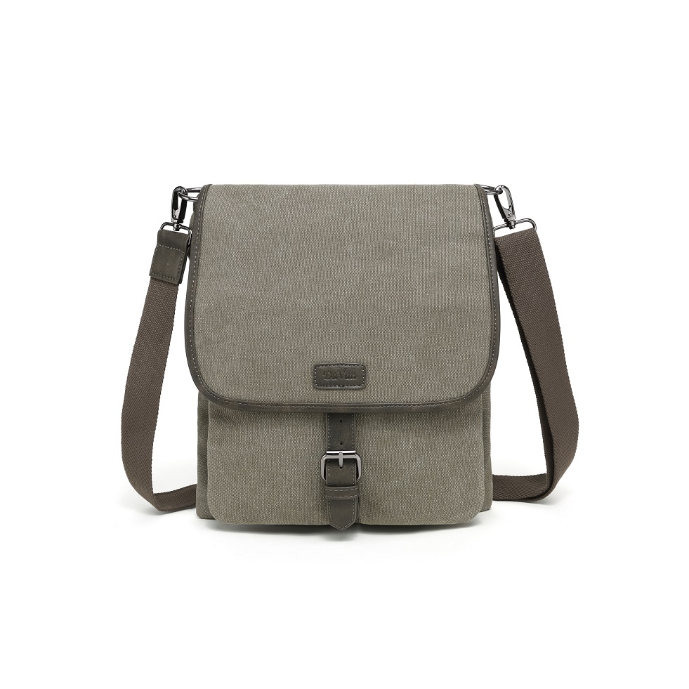 Canvas Messenger Bag MB 379 (Green) – Davan Designs