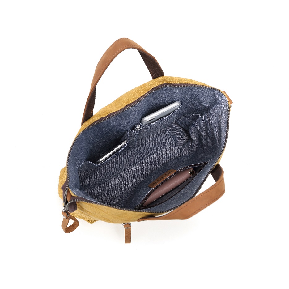 Cotton Linen Shoulder Bag CLB 566 (Yellow) – Davan Designs