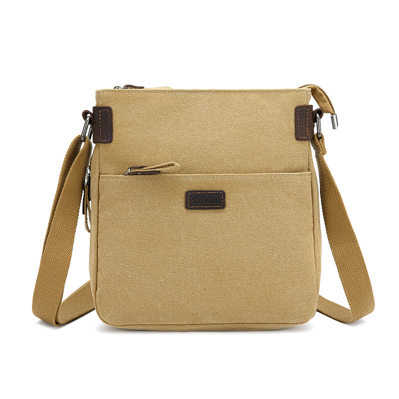 Small Canvas Shoulder Bag SB 609 (Mustard) – Davan Designs